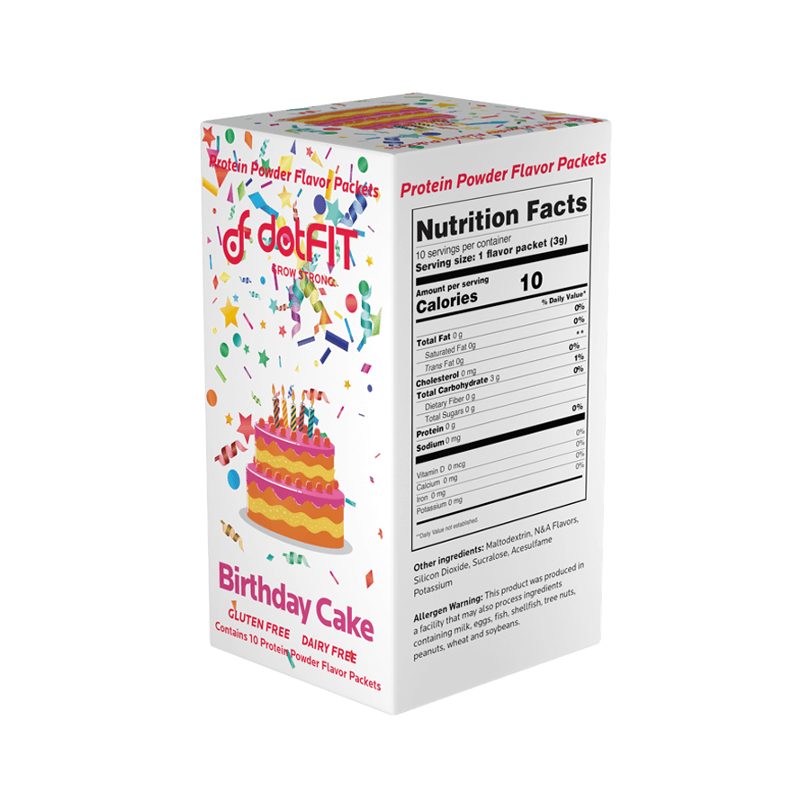Birthday Cake "FlavorPaks" (10 pack of flavor packets)
