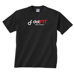 dotFIT t-shirt, black, medium